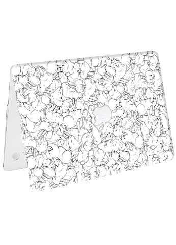 Чехол пластиковый для Apple MacBook Pro Retina 13 A1502 / А1425 Паттерн Зайки (Pattern) (6352-2473) MobiPrint (218867895)
