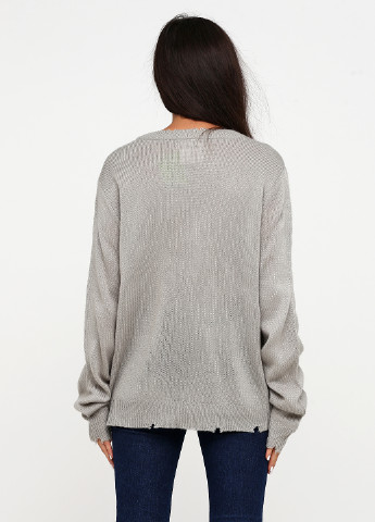 Серый демисезонный пуловер пуловер Cheap Monday