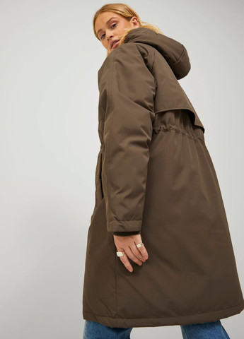 Серо-коричневая демисезонная куртка JJXX
