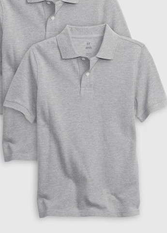 Серая демисезонная поло (3 шт.) Gap