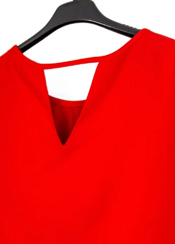 Червона кежуал сукня Vero Moda однотонна