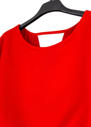 Червона кежуал сукня Vero Moda однотонна