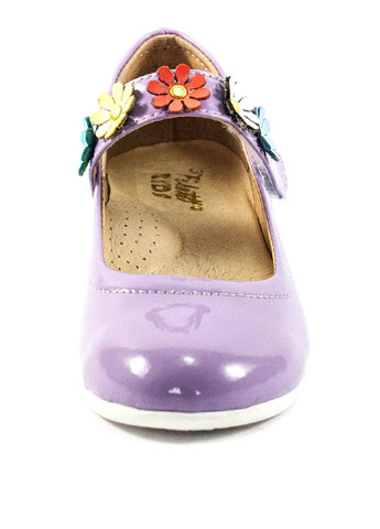 Светло-фиолетовые туфли на низком каблуке Foletti Kids
