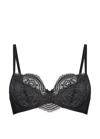Чорний балконет бюстгальтер Hunkemoller з кісточками поліамід