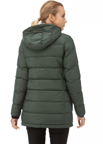 Зеленая зимняя куртка Lacoste