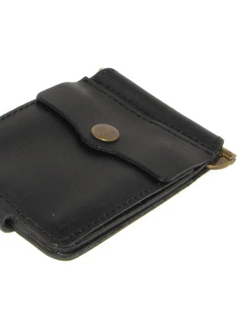 Зажим для денег DNK Зажим-H мелочь col.J черный DNK Leather (253933414)