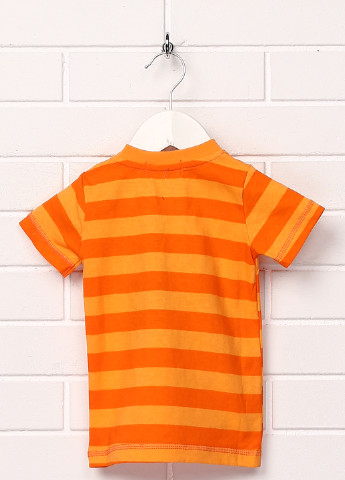 Оранжевая летняя футболка с коротким рукавом Shishco