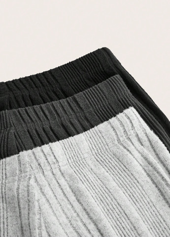 Комбинированные кэжуал демисезонные клеш брюки SHEIN