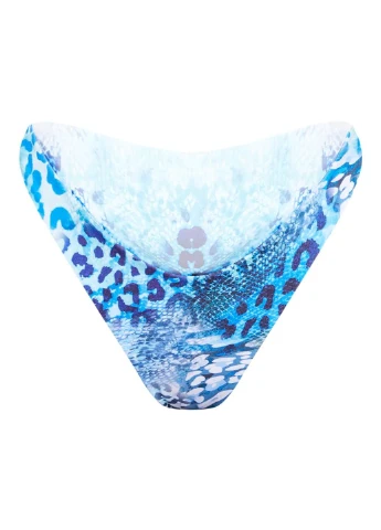 Голубой купальные трусики-плавки однотонные PrettyLittleThing