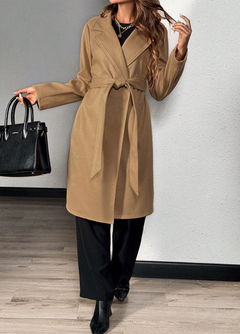 Пісочне демісезонне Пальто оверсайз SHEIN