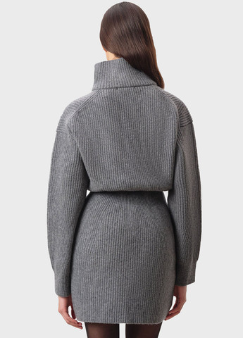 Серое кэжуал платье платье-свитер Drykorn однотонное