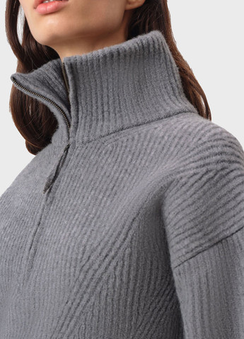 Серое кэжуал платье платье-свитер Drykorn однотонное