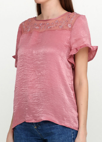 Розовая летняя блуза Miami by Francesca`s