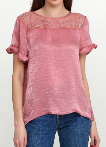 Розовая летняя блуза Miami by Francesca`s