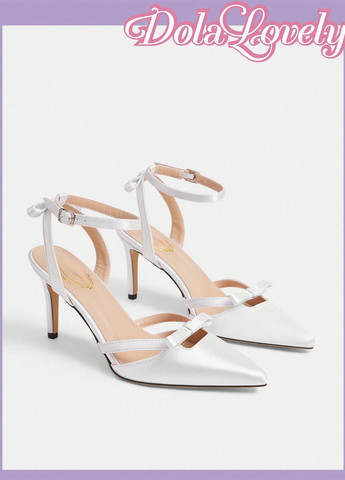 SHEIN Туфли слингбеки белый з текстиль, китай — лето (365497223)