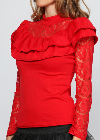 Красная демисезонная блуза Podium