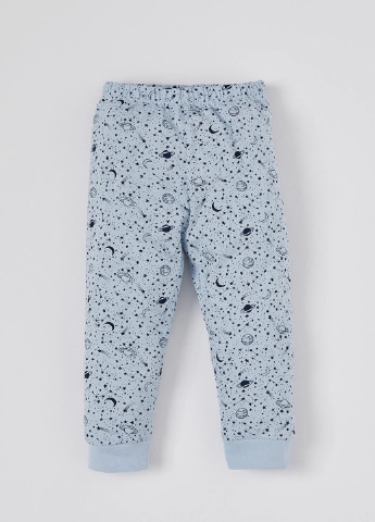 Светло-голубая всесезон пижама футболка + брюки DeFacto
