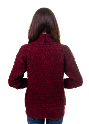 Бордовий зимовий светр жіночий Bakhur