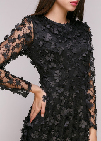 Черное кэжуал платье Dance+Dance однотонное