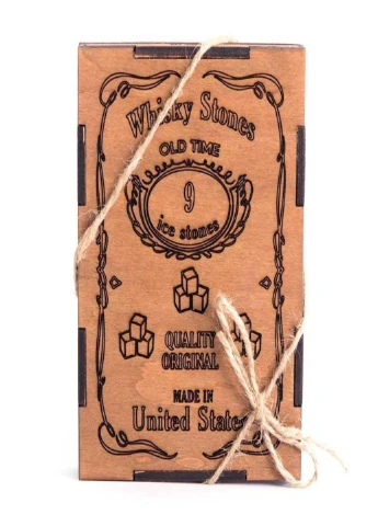 КАМНИ ДЛЯ ВИСКИ WHISKEY STONES 9ШТ WOOD (87452221) Francesco Marconi (215118439)