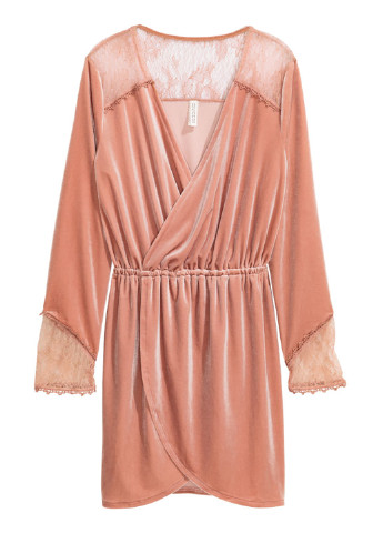 Рожева кежуал плаття, сукня H&M однотонна