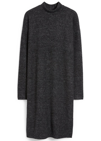 Темно-сіра кежуал сукня сукня светр C&A меланжева