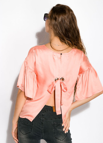 Персиковая летняя блуза Time of Style