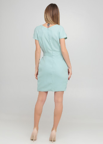Мятное кэжуал платье на запах Asos однотонное