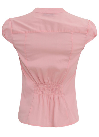 Светло-розовая летняя блуза Oodji