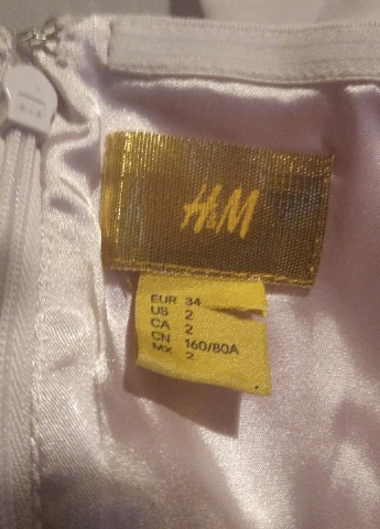 Рожева вечірня довга сукня бандо H&M однотонна