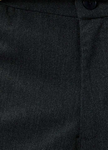 Темно-серые кэжуал демисезонные прямые, классические брюки KOTON