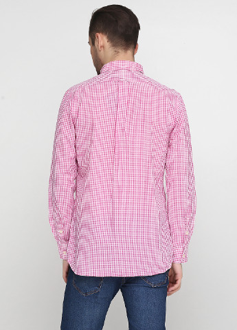 Розовая рубашка в клетку Ralph Lauren