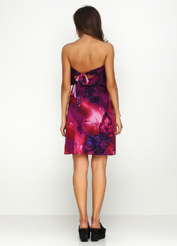 Фіолетова кежуал сукня кльош Mossimo Supply Co з абстрактним візерунком