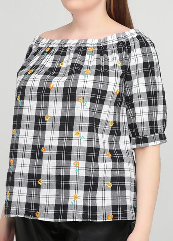 Чёрно-белую блуза Be You