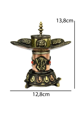 Подставка для благовоний Лотос Ганеша 12,8x12,8x13,8 No Brand (255621251)