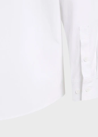Белая кэжуал рубашка однотонная Karl Lagerfeld Jeans