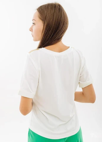 Футболка LSDTS0028-3001 Australian Gold Tape Jersey V Tee White - (367034086)