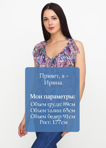 Сиреневая летняя блуза ZUBRYTSKAYA