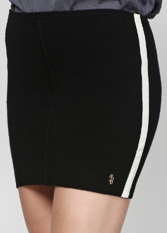 Черная кэжуал однотонная юбка Juicy Couture мини