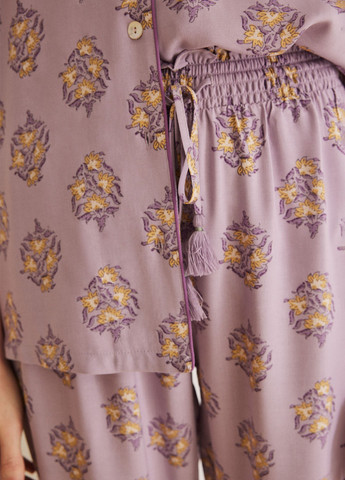 Фіолетова всесезон піжама (сорочка, штани) рубашка + брюки Women'secret