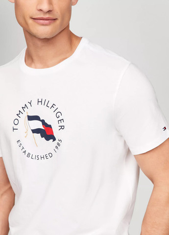 Біла футболка Tommy Hilfiger