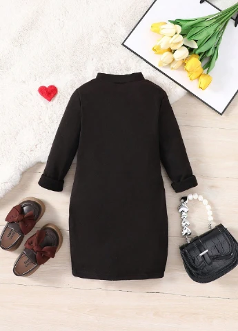 Чёрное платье SHEIN (330763839)