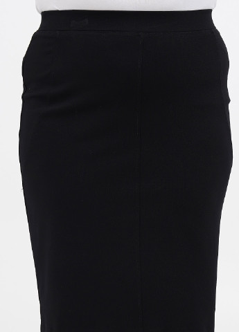 Черная кэжуал однотонная юбка Luisa Viola карандаш