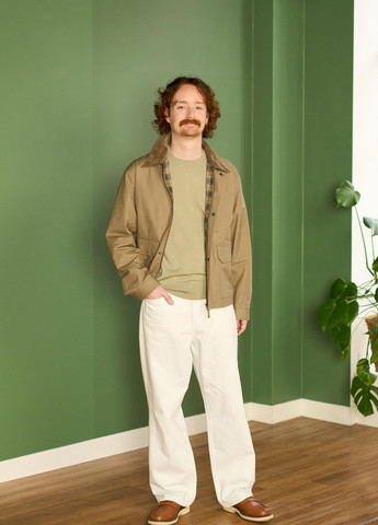 Серо-зеленый демисезонный джемпер джемпер Uniqlo