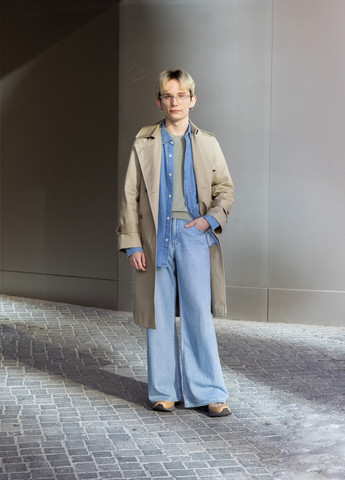 Серо-зеленый демисезонный джемпер джемпер Uniqlo