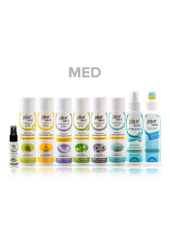 Силіконова змазка MED Soft glide 100 мл з олією жожоба для дуже сухої та чутливої шкіри Pjur (254583273)