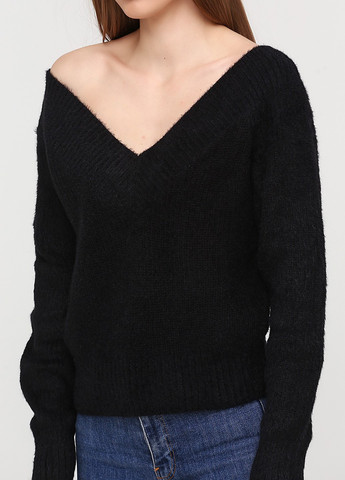 Черный зимний пуловер пуловер H&M