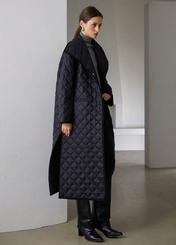 Чорна зимня куртка куртка-пальто SHEIN