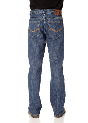 Синие демисезонные прямые джинсы His Jeans
