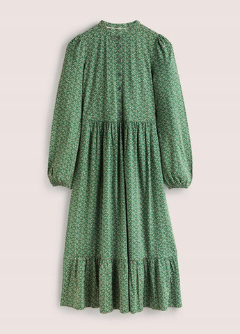 Зелена кежуал сукня а-силует Boden з квітковим принтом